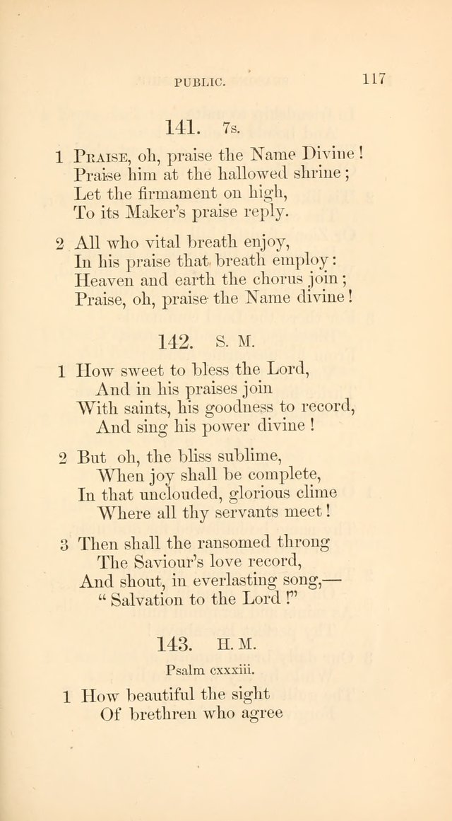 A Collection of Hymns: Supplementary to the Psalms and Hymns of Dr. Watts page 124
