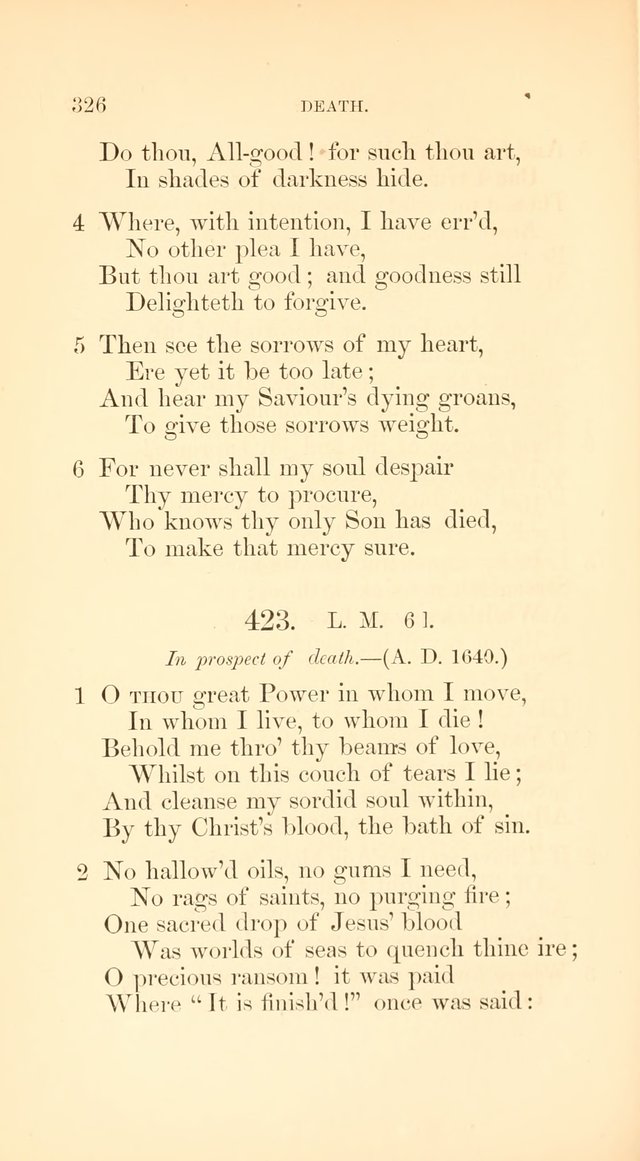 A Collection of Hymns: Supplementary to the Psalms and Hymns of Dr. Watts page 333