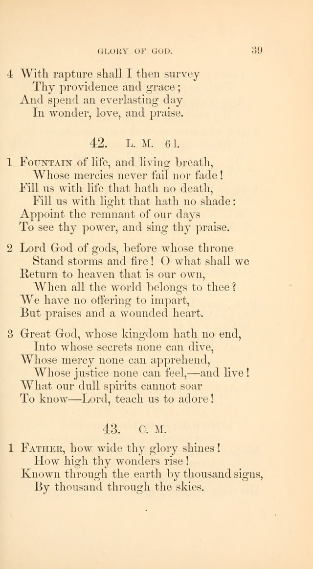 A Collection of Hymns: Supplementary to the Psalms and Hymns of Dr. Watts page 46