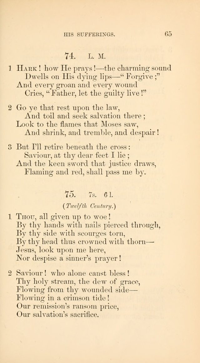 A Collection of Hymns: Supplementary to the Psalms and Hymns of Dr. Watts page 72