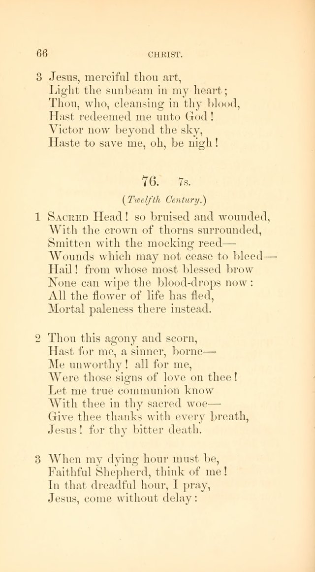 A Collection of Hymns: Supplementary to the Psalms and Hymns of Dr. Watts page 73