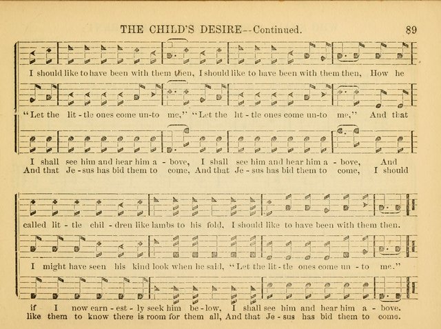 The Christian Harp and Sabbath School Songster: designed for the use of the social religious circle, revivals, and the Sabbath school (14th ed.) page 89