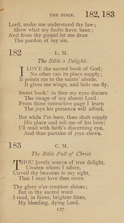 A Collection of Hymns and Sacred Songs: suited to both private and public devotions, and especially adapted to the wants and uses of the brethren of the Old German Baptist Church page 121