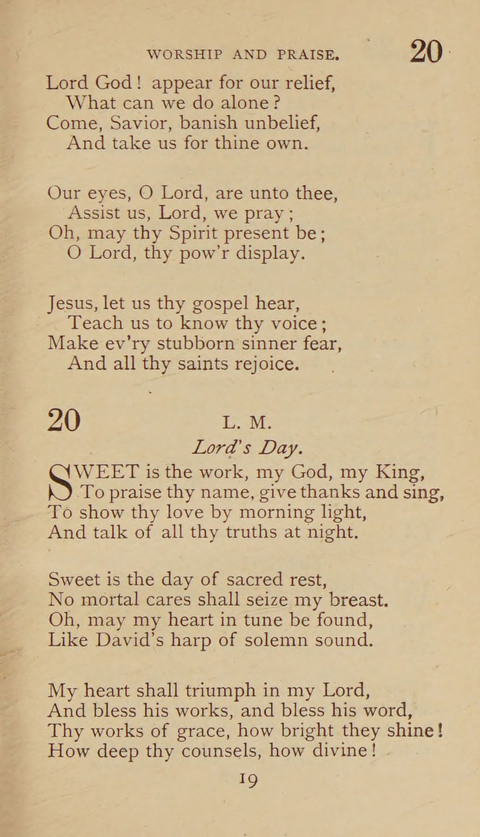 A Collection of Hymns and Sacred Songs: suited to both private and public devotions, and especially adapted to the wants and uses of the brethren of the Old German Baptist Church page 13