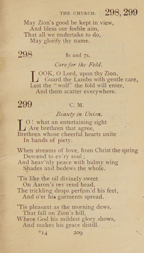 A Collection of Hymns and Sacred Songs: suited to both private and public devotions, and especially adapted to the wants and uses of the brethren of the Old German Baptist Church page 203