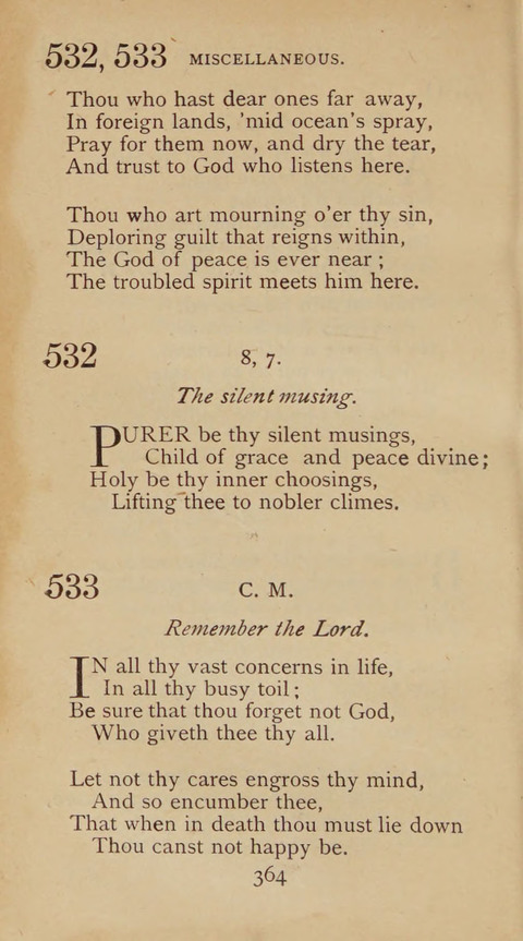 A Collection of Hymns and Sacred Songs: suited to both private and public devotions, and especially adapted to the wants and uses of the brethren of the Old German Baptist Church page 358