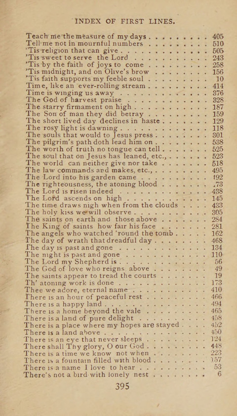 A Collection of Hymns and Sacred Songs: suited to both private and public devotions, and especially adapted to the wants and uses of the brethren of the Old German Baptist Church page 389