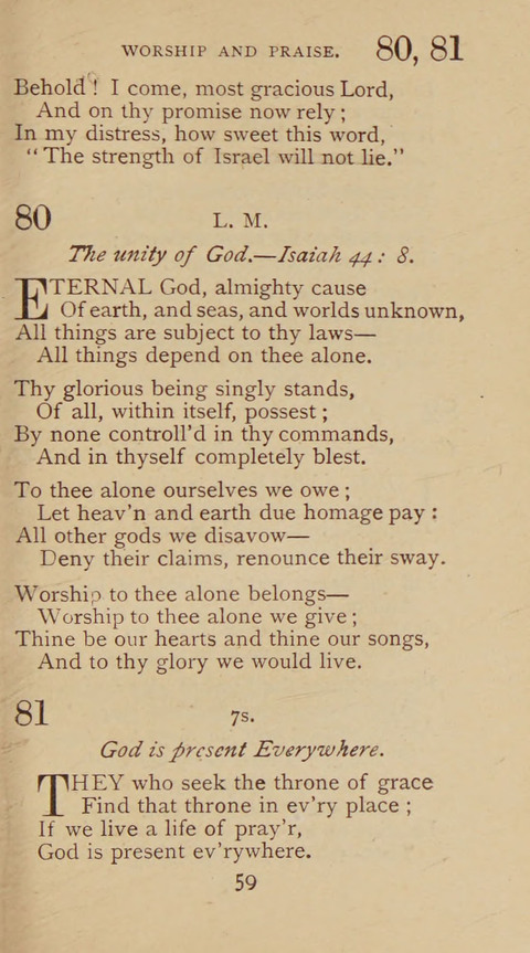 A Collection of Hymns and Sacred Songs: suited to both private and public devotions, and especially adapted to the wants and uses of the brethren of the Old German Baptist Church page 53