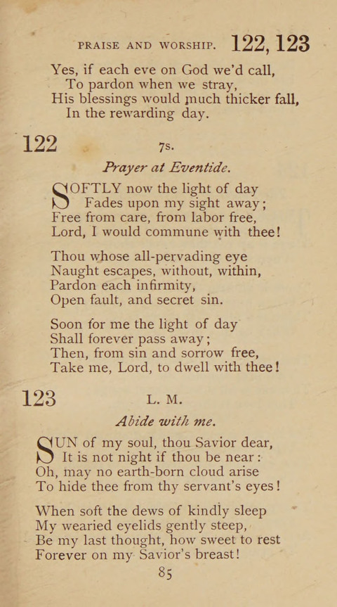 A Collection of Hymns and Sacred Songs: suited to both private and public devotions, and especially adapted to the wants and uses of the brethren of the Old German Baptist Church page 79