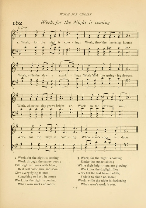 The Calvary Hymnal: for Sunday School, Prayer Meeting and Church Service page 123