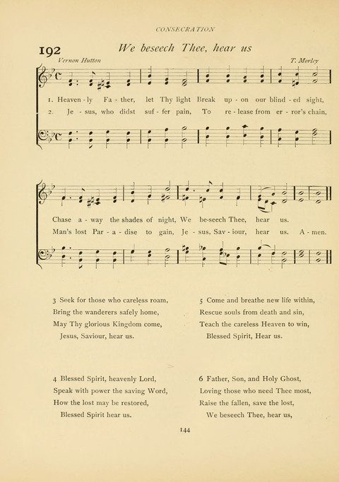 The Calvary Hymnal: for Sunday School, Prayer Meeting and Church Service page 144