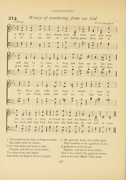 The Calvary Hymnal: for Sunday School, Prayer Meeting and Church Service page 158