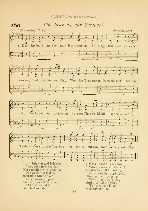 The Calvary Hymnal: for Sunday School, Prayer Meeting and Church Service page 187