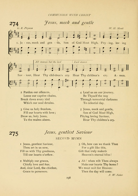 The Calvary Hymnal: for Sunday School, Prayer Meeting and Church Service page 198