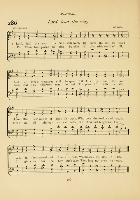 The Calvary Hymnal: for Sunday School, Prayer Meeting and Church Service page 206