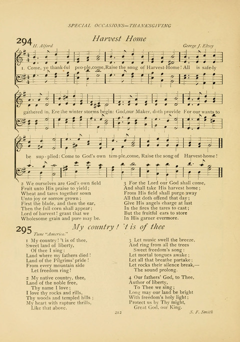 The Calvary Hymnal: for Sunday School, Prayer Meeting and Church Service page 212