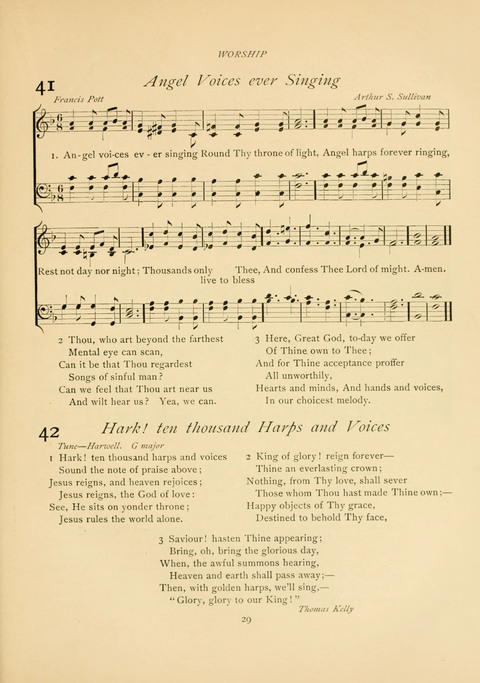 The Calvary Hymnal: for Sunday School, Prayer Meeting and Church Service page 29