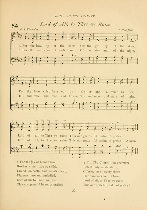 The Calvary Hymnal: for Sunday School, Prayer Meeting and Church Service page 39
