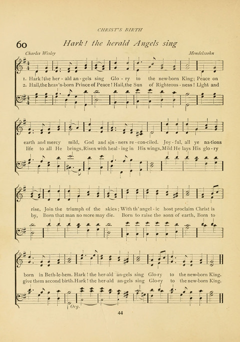 The Calvary Hymnal: for Sunday School, Prayer Meeting and Church Service page 44