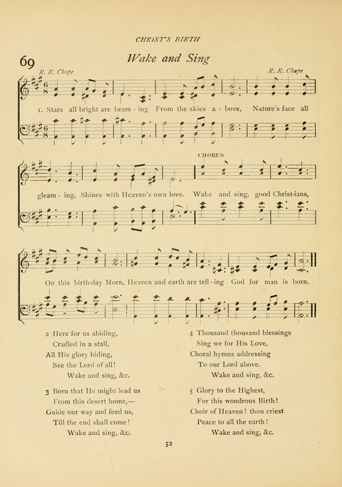 The Calvary Hymnal: for Sunday School, Prayer Meeting and Church Service page 52