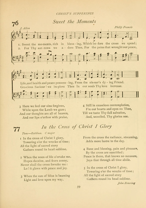 The Calvary Hymnal: for Sunday School, Prayer Meeting and Church Service page 59