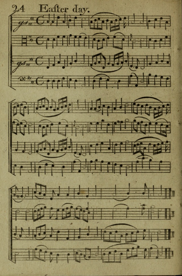 A Collection of Hymn Tunes from the most modern and approved authors page 24