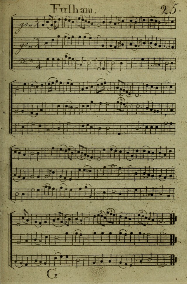 A Collection of Hymn Tunes from the most modern and approved authors page 25