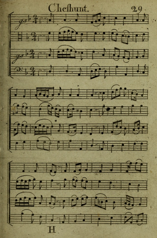 A Collection of Hymn Tunes from the most modern and approved authors page 29
