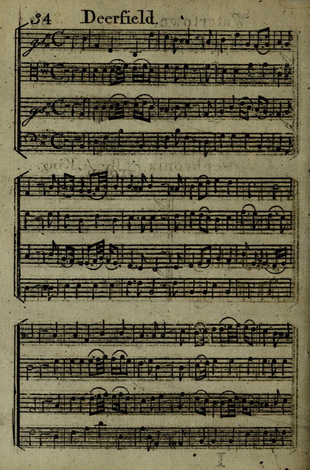 A Collection of Hymn Tunes from the most modern and approved authors page 34