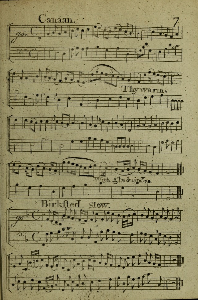 A Collection of Hymn Tunes from the most modern and approved authors page 7