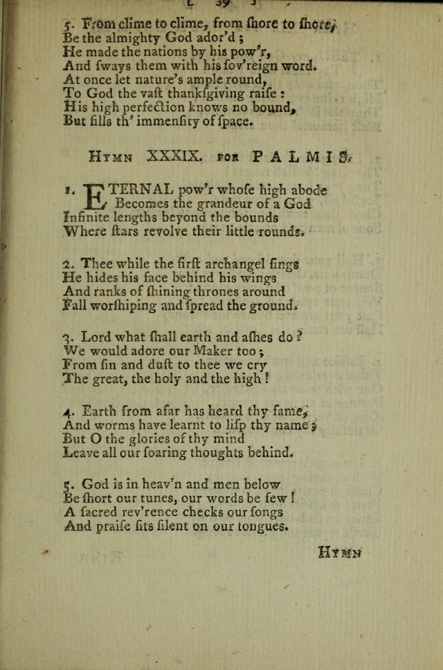A Collection of Hymn Tunes from the most modern and approved authors page 75