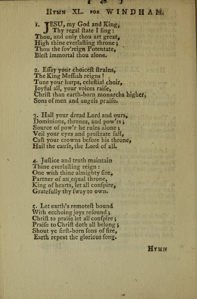 A Collection of Hymn Tunes from the most modern and approved authors page 76