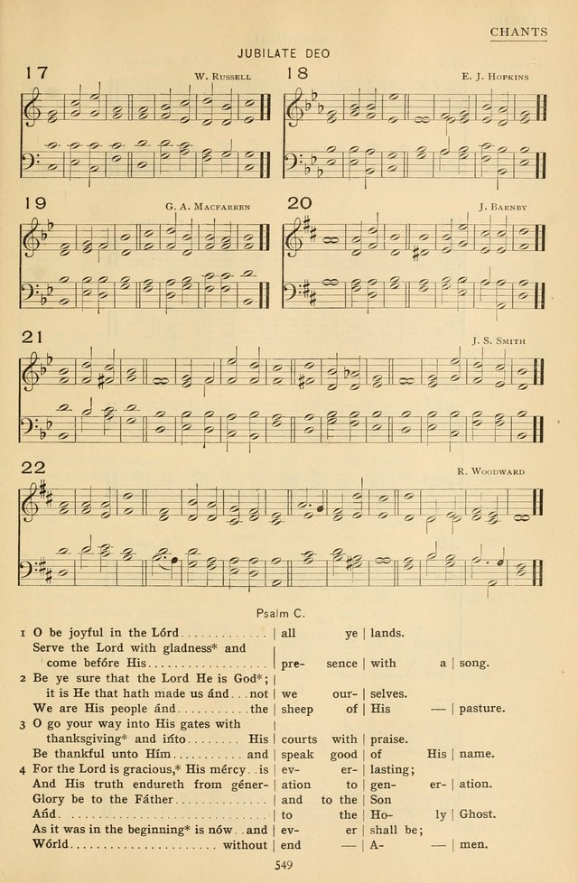 Church Hymns and Tunes page 549