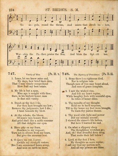 Congregational Hymn and Tune Book; containing the Psalms and Hymns of the General Association of Connecticut, adapted to Suitable Tunes page 234