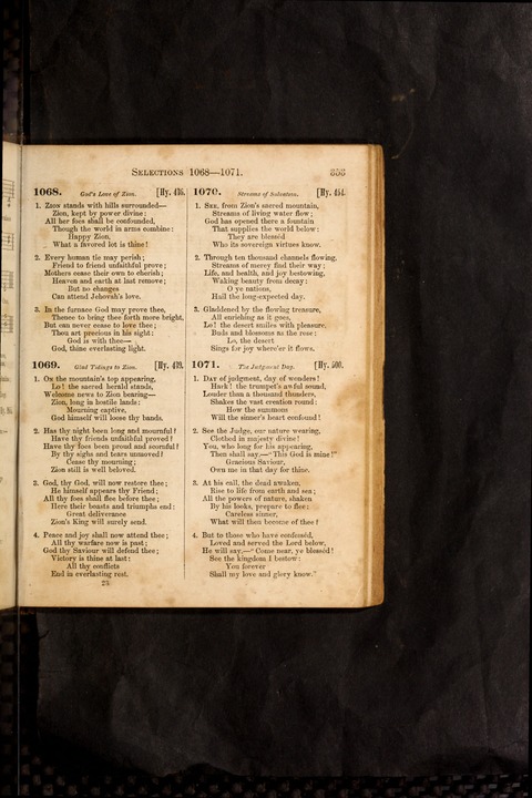 Congregational Hymn and Tune Book; containing the Psalms and Hymns of the General Association of Connecticut, adapted to Suitable Tunes page 355