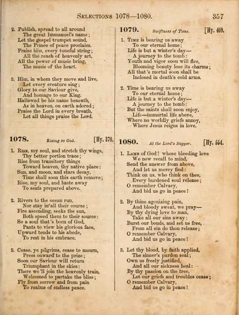 Congregational Hymn and Tune Book; containing the Psalms and Hymns of the General Association of Connecticut, adapted to Suitable Tunes page 359