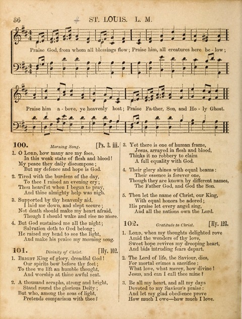 Congregational Hymn and Tune Book; containing the Psalms and Hymns of the General Association of Connecticut, adapted to Suitable Tunes page 36