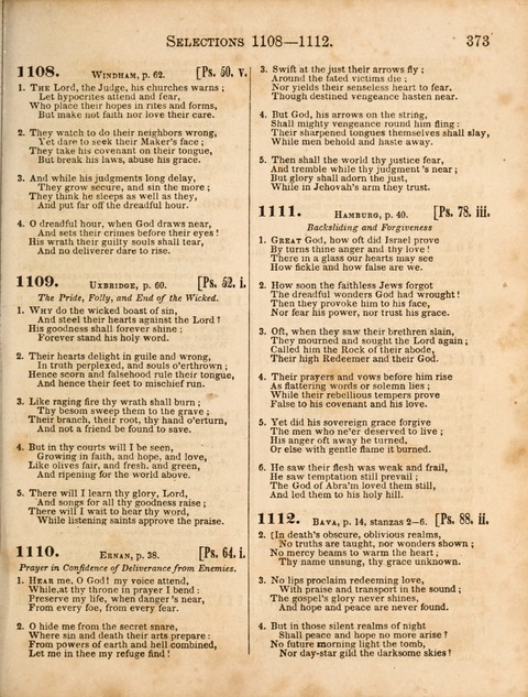 Congregational Hymn and Tune Book; containing the Psalms and Hymns of the General Association of Connecticut, adapted to Suitable Tunes page 375