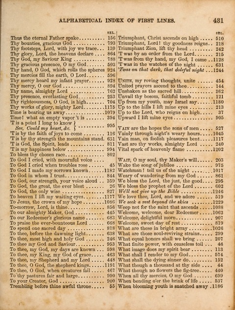 Congregational Hymn and Tune Book; containing the Psalms and Hymns of the General Association of Connecticut, adapted to Suitable Tunes page 435