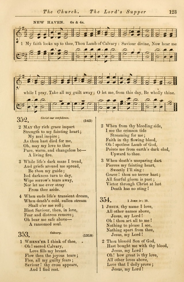 Christian Hymn and Tune Book, for use in Churches, and for Social and Family Devotions page 130