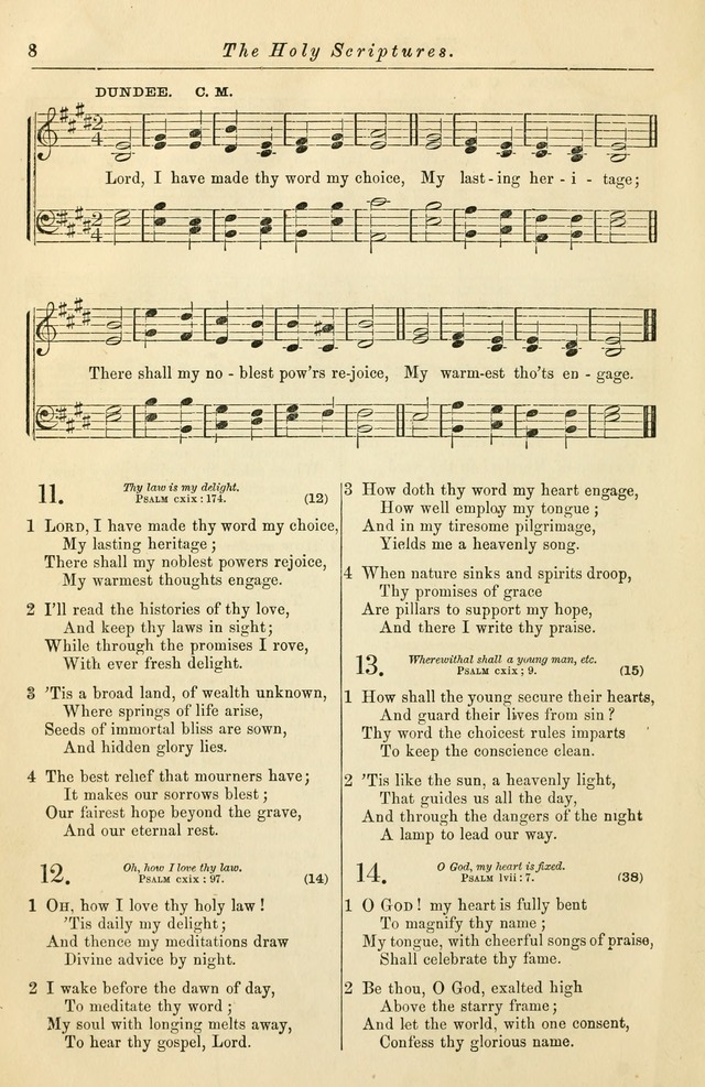 Christian Hymn and Tune Book, for use in Churches, and for Social and Family Devotions page 15