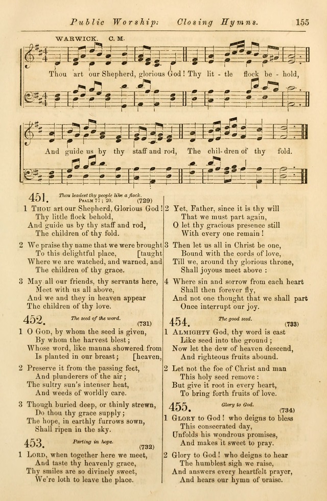 Christian Hymn and Tune Book, for use in Churches, and for Social and Family Devotions page 162