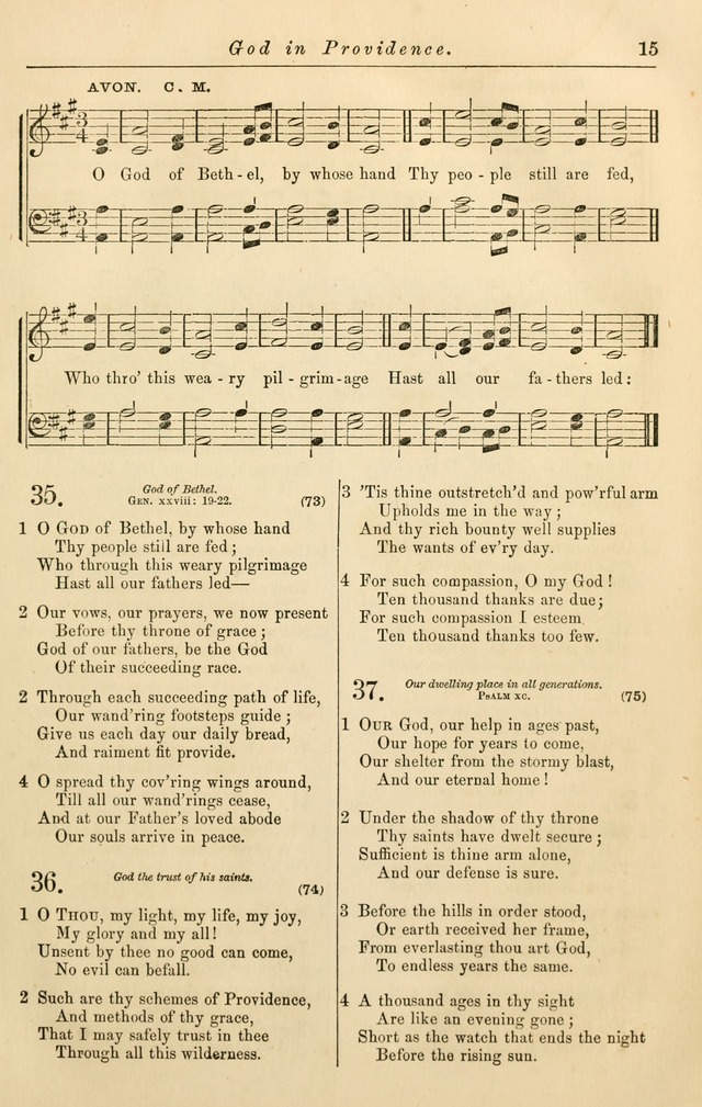 Christian Hymn and Tune Book, for use in Churches, and for Social and Family Devotions page 22