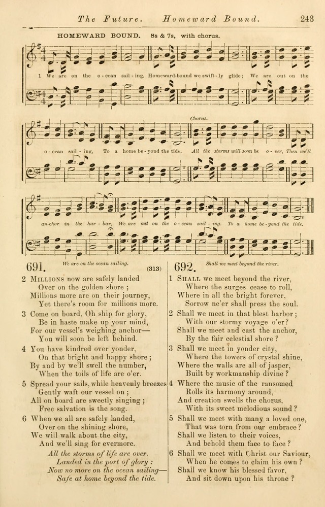 Christian Hymn and Tune Book, for use in Churches, and for Social and Family Devotions page 250