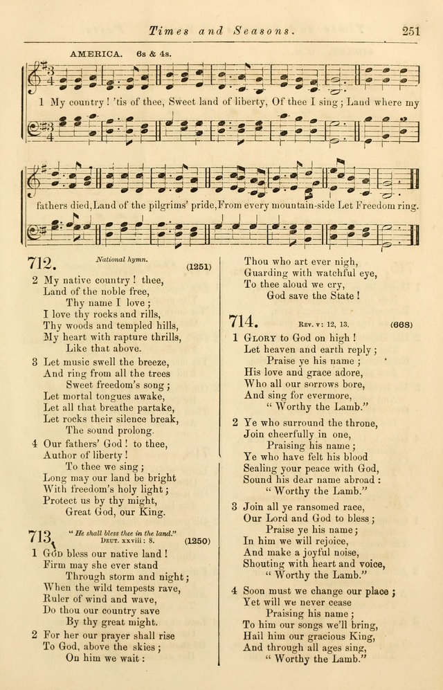 Christian Hymn and Tune Book, for use in Churches, and for Social and Family Devotions page 258