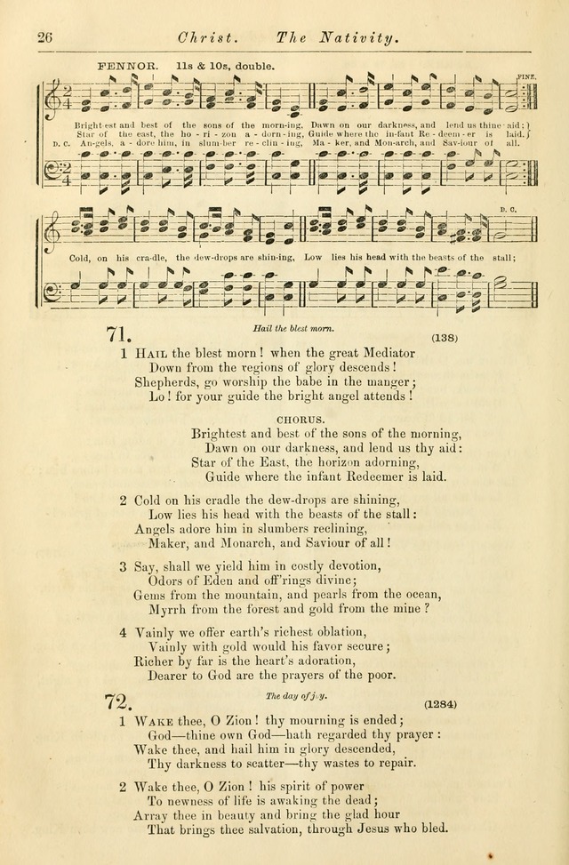 Christian Hymn and Tune Book, for use in Churches, and for Social and Family Devotions page 33