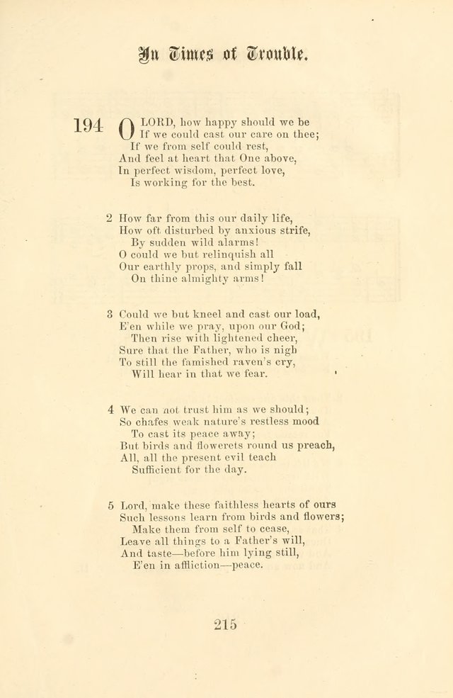 The Christian Hymnal, Hymns with Tunes for the Services of the Church page 222