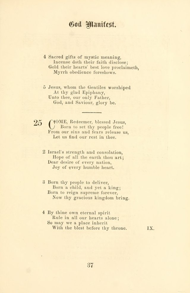 The Christian Hymnal, Hymns with Tunes for the Services of the Church page 44