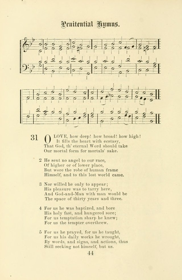 The Christian Hymnal, Hymns with Tunes for the Services of the Church page 51