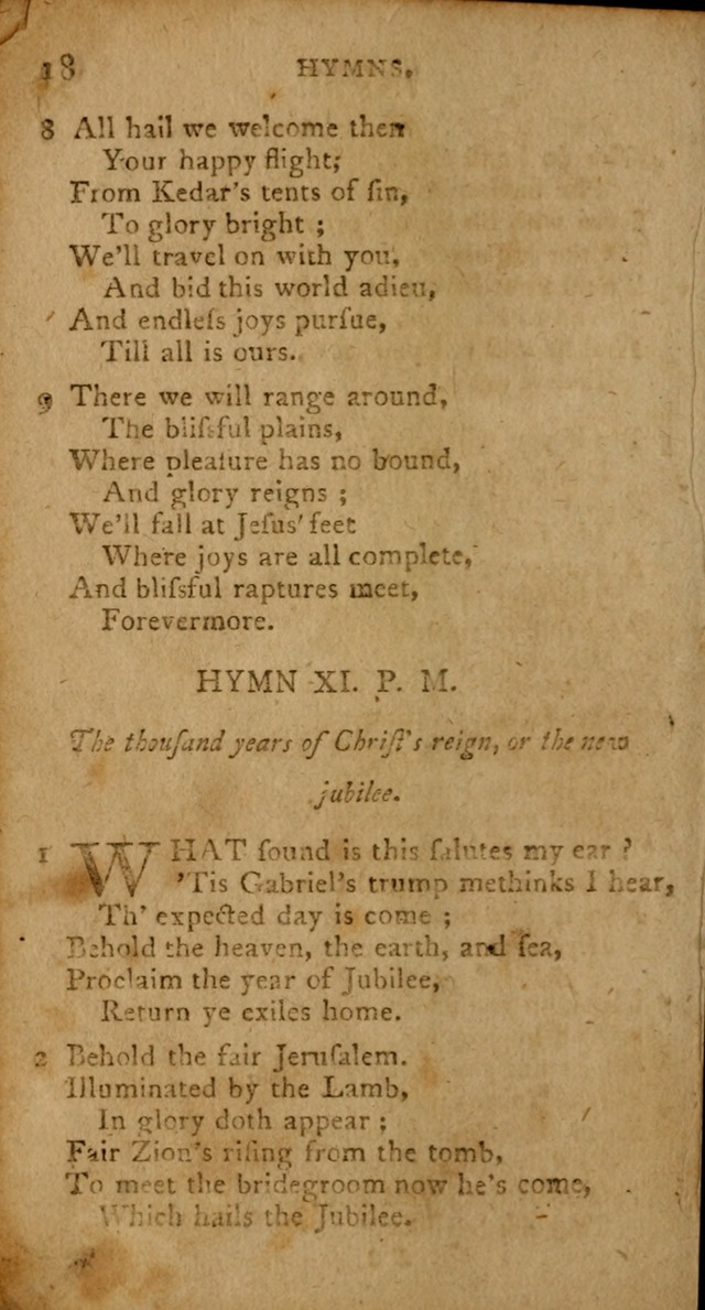 A Collection of Hymns for the Use of Christians. (4th ed.) page 18